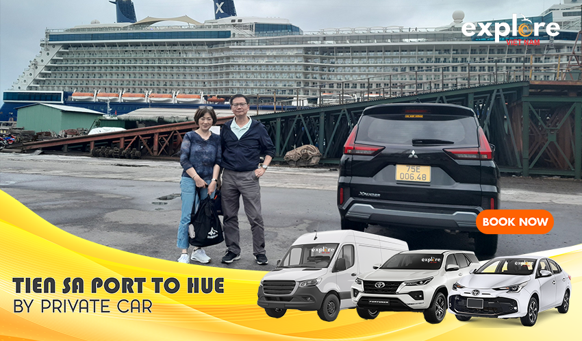 Tien Sa Port to Hue City Private Car