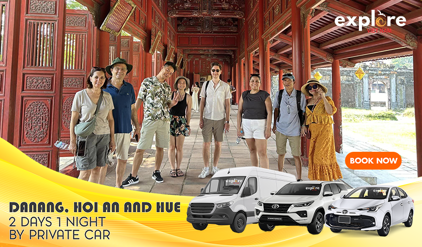 Danang, Hoi An and Hue by Private Car (2 Days 1 Night)